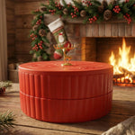 2 Layer Multipurpose Decorative Dry Fruit and Snack Serving Tray (1 Pc)