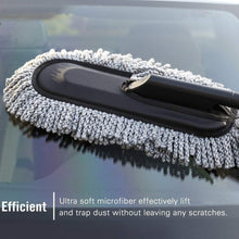 Car Duster, Long Retractable / Soft / Non-Slip / Handle