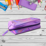 Iridescent Holographic Cosmetic Bag
