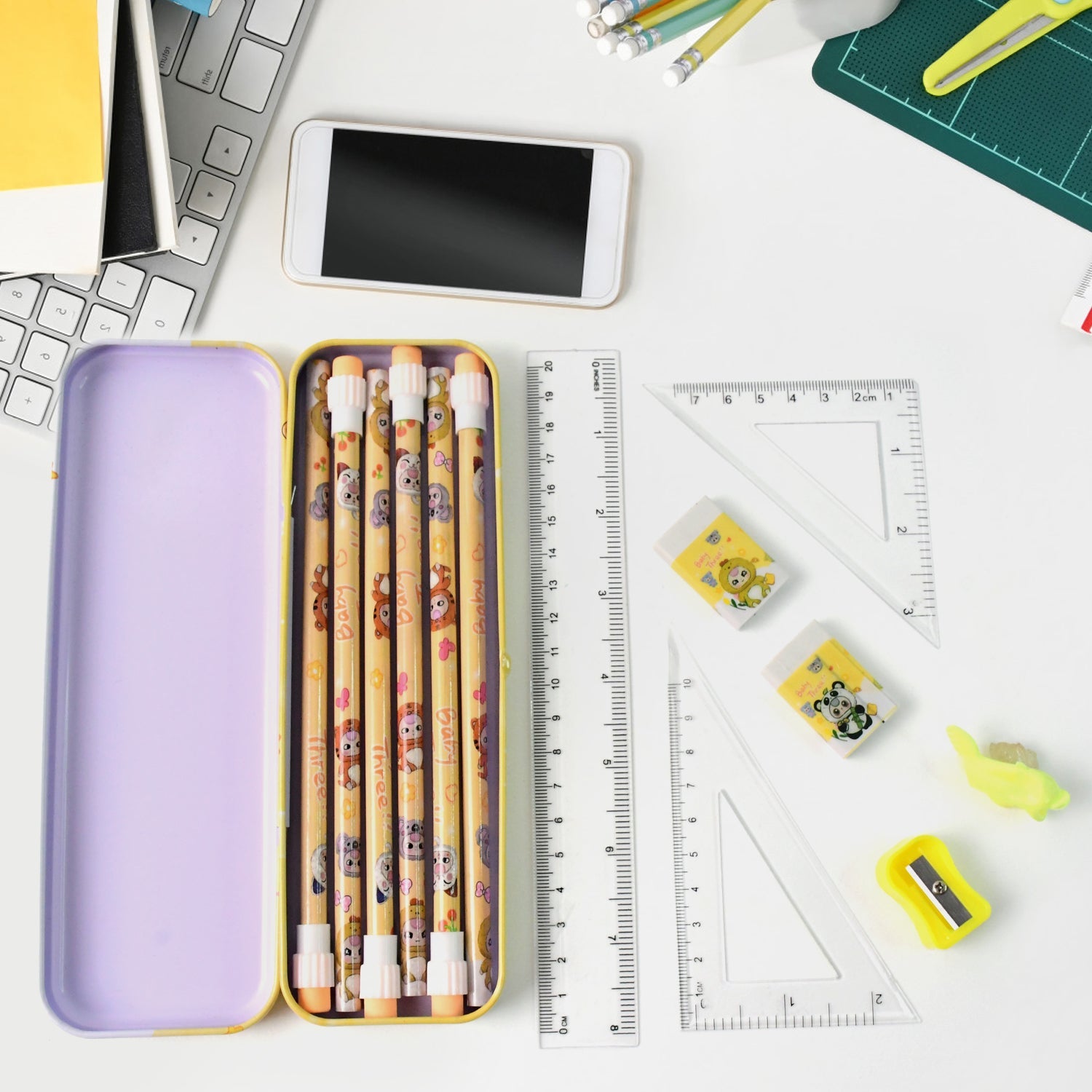 Shop Complete Stationery Geometry Set – Metal Box – coreldove.com