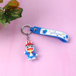 Cute Silicone 3D Key Chain with Metal Hook & Strap (Pack of 1)