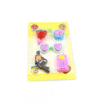 Fancy Colorful Eraser Set for Kids’ Parties & School (1 Set, Mixed Design)