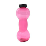 Plastic Dumbbell Shaped Water Bottle 550 ML for Fitness and Daily Hydration