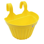 Multicolor Hanging Plastic Planters Orchid Relling , For Plantation,(1pc)