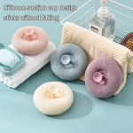 Super Soft Flower Bath Sponge with Suction Cup for Shower & Massage
