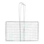 Heavy-Duty Stainless-Steel Barbecue Grill Basket (1 Pc)