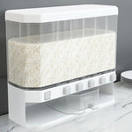 Press grain storage tank, wall-mounted for easy access