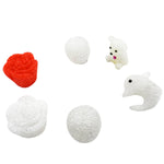 Christmas MULTI SHAPE SMALL LIGHT LAMPS LED SHAPE CRYSTAL  CHRISTMAS NIGHT LIGHT LAMP (6 PC SET)