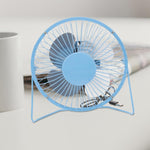 USB Table Desk Personal Metal Electronic Fan, Suitable For Office, School Use (1 Pc)