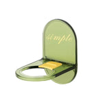 Wall Mounted Shower Gel Bottle Holder L‑Shape Rust Resistant Seamless Hook