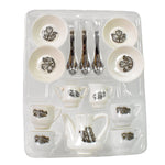 Tickles Tea toy Set | Coffee Kitchen Plastic Set (14 Pcs / Mix Size & Design)