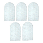 Pack of 5 Hanging Garment Cover Bags (60 × 100 cm)