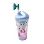 Unicorn Kids Water Bottle with Straw & Spill-Proof Lid (No Light)