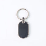 Monogram Edge Silver & Black Key Holder