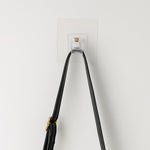Self-Adhesive Transparent Wall Hook Holder Clip (1 Pc)