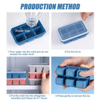 6-Cavity Silicone Ice Tray – Ideal for Kitchen & Home Use