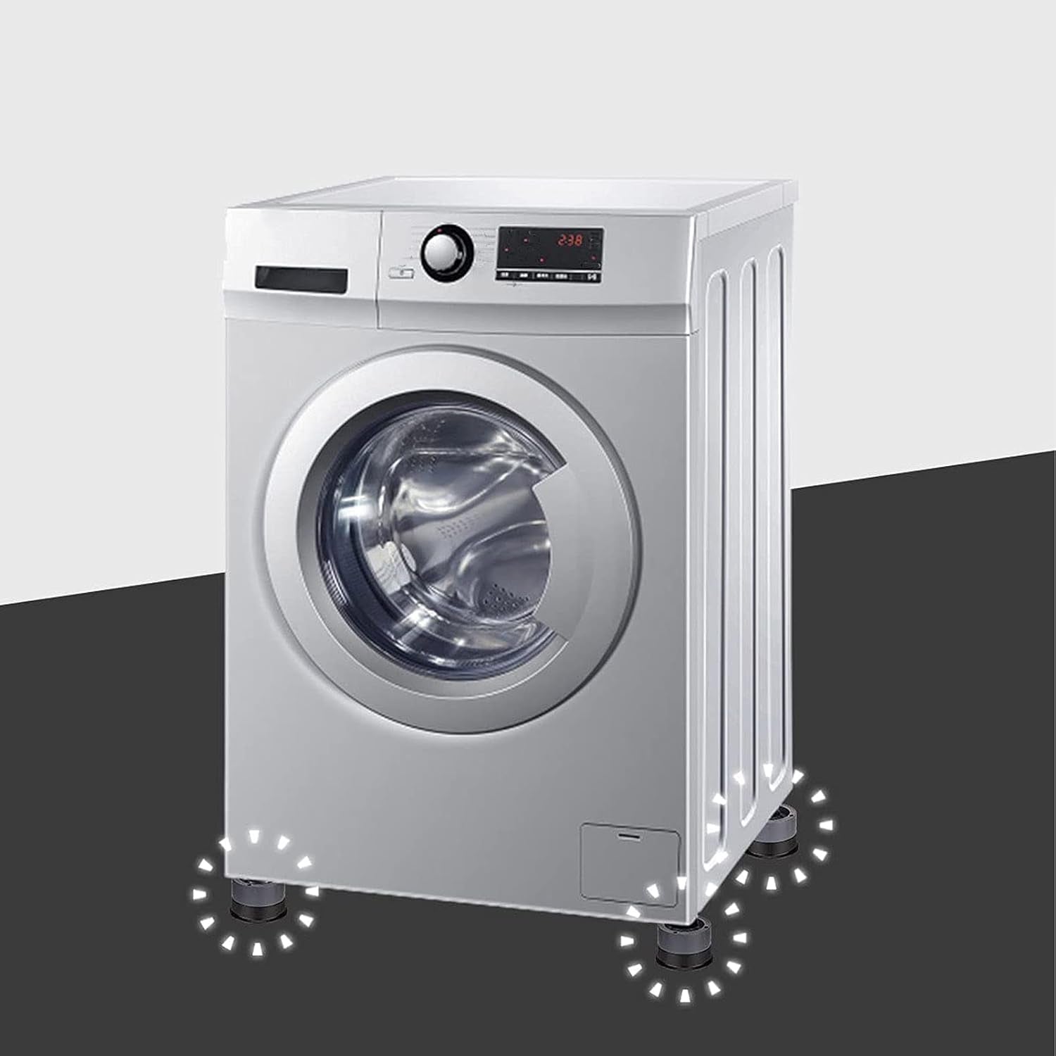 Round Washing Machine Support Pad (4 Pcs Set) | Coreldove Recovery ...