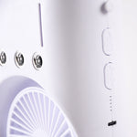 Portable Tower Mist Spray Cooling Fan, Air Cooling Fan (1 Pc)