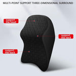 Vehicle headrest neck pain relief pillow