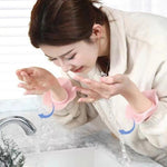 Silicone splash guard wristbands