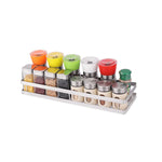 25 cm Metal Space Saving Rack – Multi-Purpose Kitchen Storage Organizer Shelf