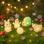 Christmas MULTI SHAPE SMALL LIGHT LAMPS LED SHAPE CRYSTAL  CHRISTMAS NIGHT LIGHT LAMP (6 PC SET)