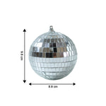 Mirror Disco Ball Hanging Decoration Ball for Party (1 Pc)