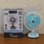 12V DC Table Fan with Adjustable Speed Control and High Speed Airflow