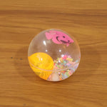 Light-Up Transparent Bouncy Ball – Impact-Activated LED Flashing Sensory Toy (1 Pc)