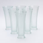 High Quality Faluda, ice cream, Juicer and Water Glasses Set of 6 Transparent, Drinking Water Glasses Stylish Glasses for Faluda, Water, Juice, Glass Set of 6 Pcs (Plastic 300 ML Approx)