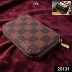 Zip Card Holder Wallet – Multi Card Organizer Case (1 Pc)