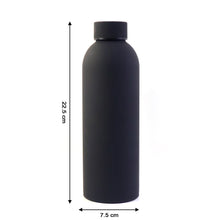 Stainless Steel Double Wall Vacuum-Insulated Drink Water (Black / 500 ML Approx)
