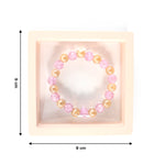 Elegant Dual-Tone Crystal Beaded Stretch Bracelet (1 Pc)