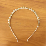 Detailed pearl crystal hairband shot