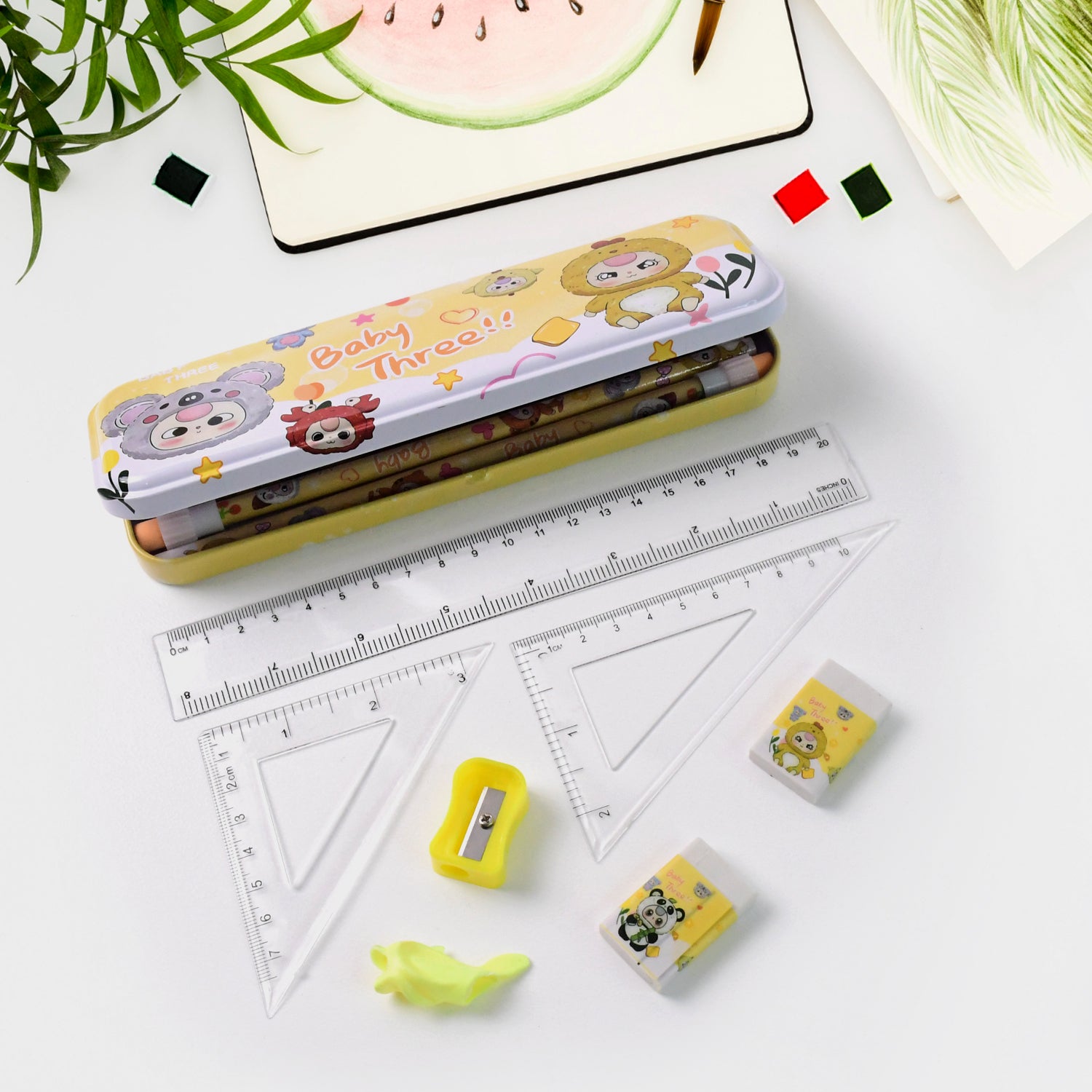 Shop Complete Stationery Geometry Set – Metal Box – coreldove.com