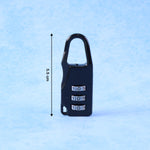 Secure 3-Digit Combination Travel Lock (1 Pc)