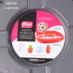 Supermom Plastic Multi Purpose Heavy Duty Gas Cylinder Trolley