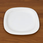 Plastic Square Dinner / Serving Plate – 20 cm (1 Pc)
