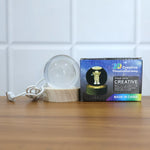 3D Crystal Ball lamps With Base (1 Pc / Mix Design)