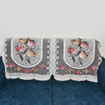 Floral Sofa Protector Runner - (1 Pc / 220x27 Inch)