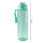 Motivational Water Bottle with Time Marker and Flip Top Lid (1000 ML)