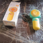 Rechargeable Mini Handheld Fan (1 Pc)