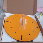 Modern Round Wall Clock Stylish and Silent Non-Ticking Decorative Timepiece (1 Pc)