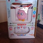 Electroplay Flying Bird RC Toy with LED & Remote Control – Pink Owl Design (1 Set)