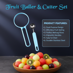Multi-Function Melon Baller and Fruit Cutter Set
