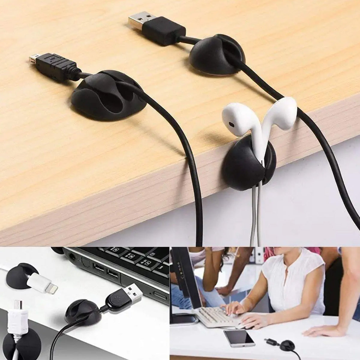 Cable Holder & Supporter – Secure & Organize All Types of Cables (1 ...