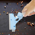 Multifunctional scraper with water can and brush heads