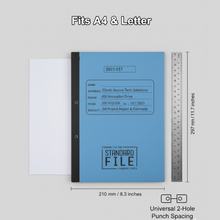 Standard File Plastic Clip – A4 Paper Holder (33×26 cm / 4 Pc)