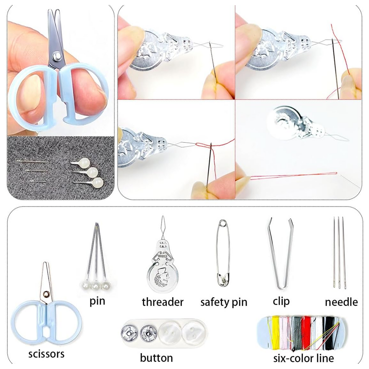 Shop DIY Mini Travel Sewing Kit | Sewing Needs - – coreldove.com