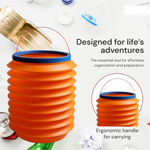 Foldable Storage Bucket , Water Container & Dustbin Multiuse Bucket For Home , Car & Kitchen Use Bucket